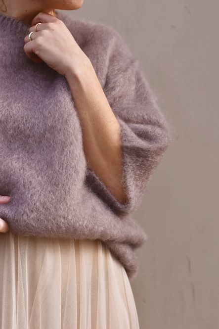 Hovedbilde Taupe - Mohair Genser
