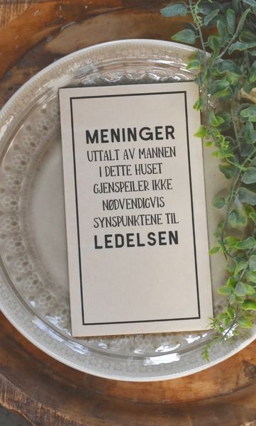 Hovedbilde Mannen  - Buffet Serviett