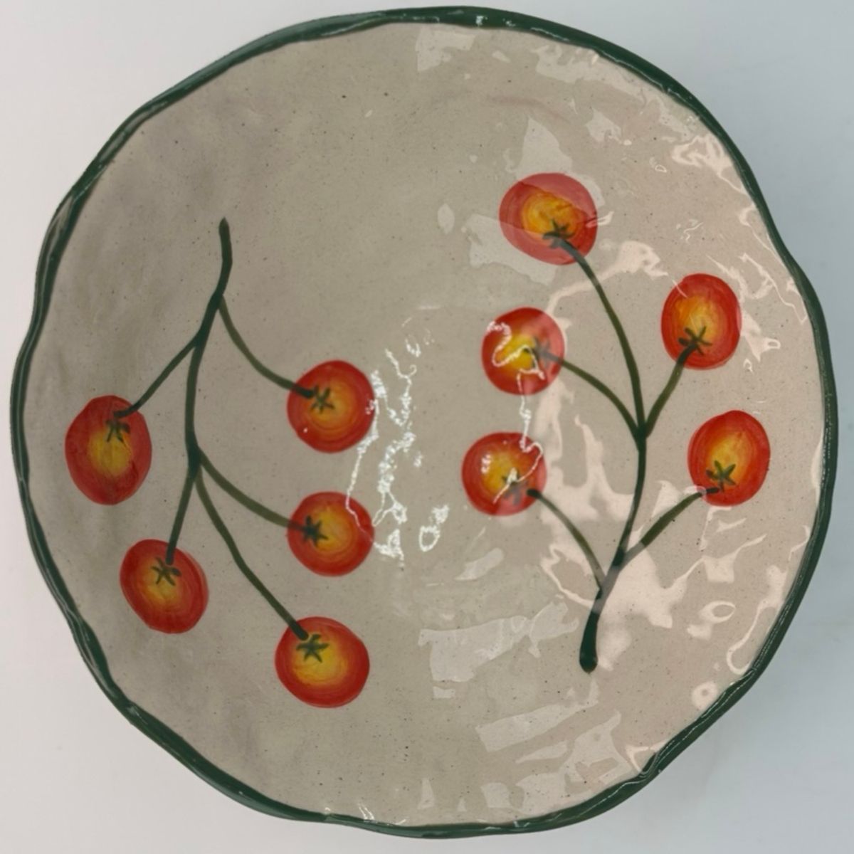 Skål Legym med cherrytomat-motiv
