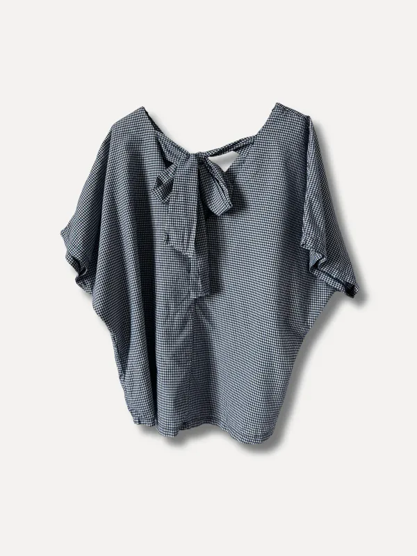 Marine - Pepper Bomulls Bluse