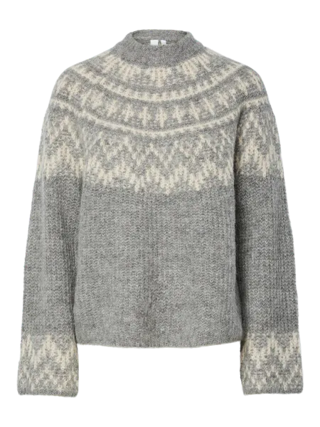 Hovedbilde Grå/kremhvit - Yasliri Ull ...