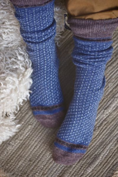 Hovedbilde Blå - Skaftö Snö Ylle Sokker