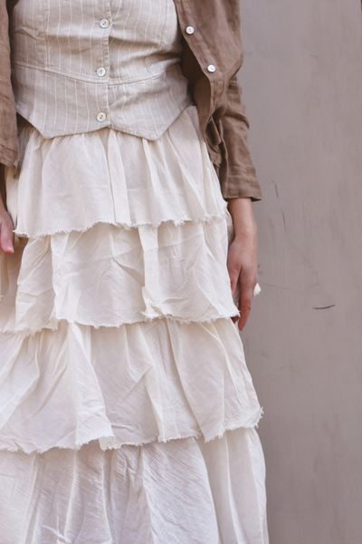 Hovedbilde Cream - Boo Boho Skjørt